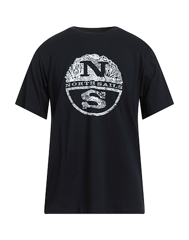 NORTH SAILS T-Shirt Schwarz 80% Baumwolle, 20% Andere Fasern