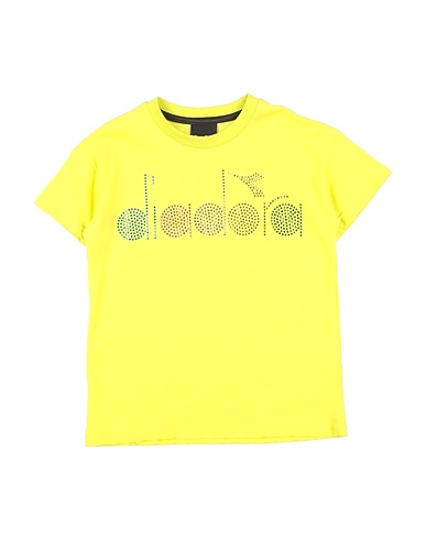 DIADORA T-shirt Lime green 100% Cotton