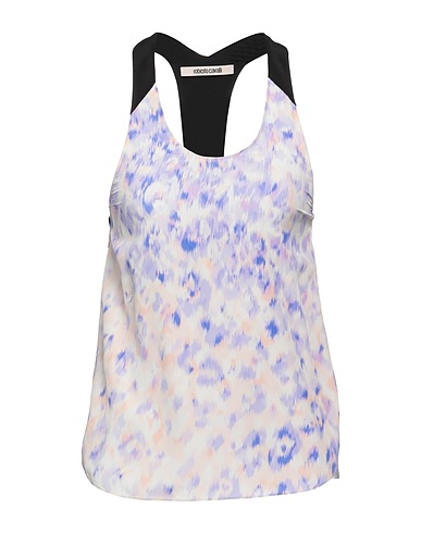 ROBERTO CAVALLI Silk top Lilac 100% Silk