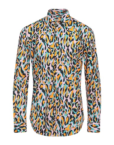 BRIAN DALES Patterned shirt Black 100% Cotton