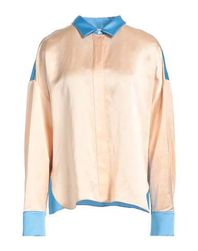 PARTOW Patterned shirts & blouses Ivory 83% Viscose, 17% Linen