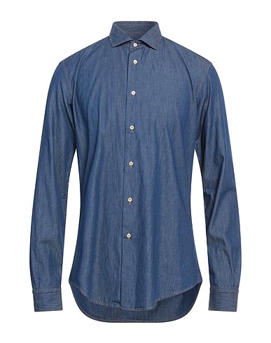 BRIAN DALES Denim shirt Blue 100% Cotton