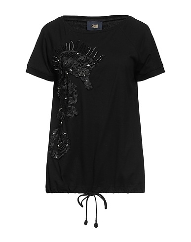 CAVALLI CLASS T-shirt Black 100% Cotton