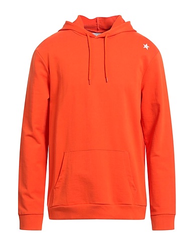 THE EDITOR Hooded track jacket  Orange 80% Cotton, 20% Polyester