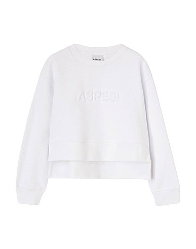 ASPESI Sweatshirt White 100% Cotton