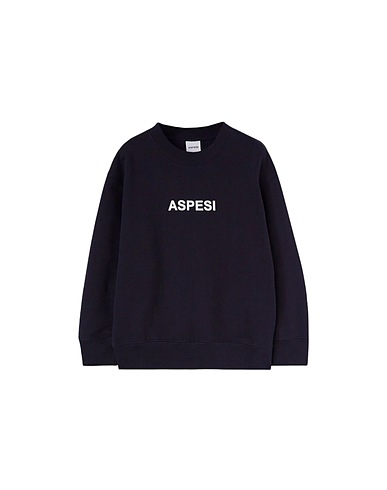 ASPESI Sweatshirt Blue 100% Cotton