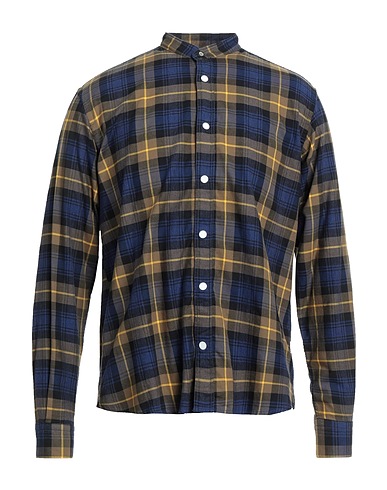 PORTOFIORI Camicia a quadri Verde militare 100% Cotone