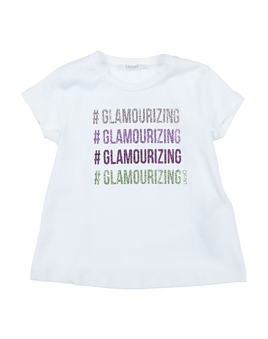 LIU •JO T-shirt White 95% Cotton, 5% Elastane