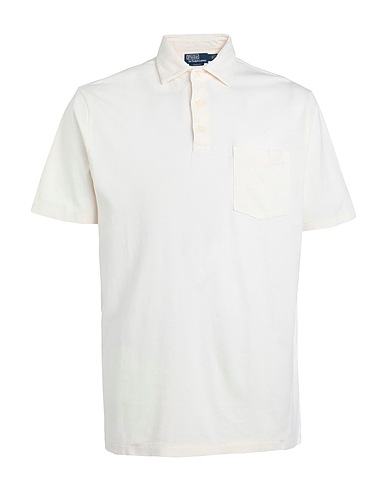 POLO RALPH LAUREN Polo shirt CLASSIC FIT COTTON-LINEN POLO SHIRT
 Ivory 80% Cotton, 20% Linen