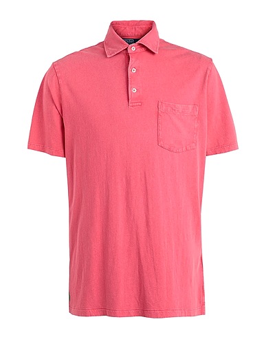 POLO RALPH LAUREN Polo shirt CLASSIC FIT COTTON-LINEN POLO SHIRT
 Coral 80% Cotton, 20% Linen