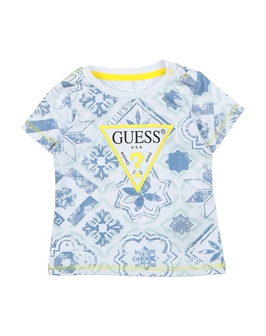 GUESS T-shirt White 100% Cotton