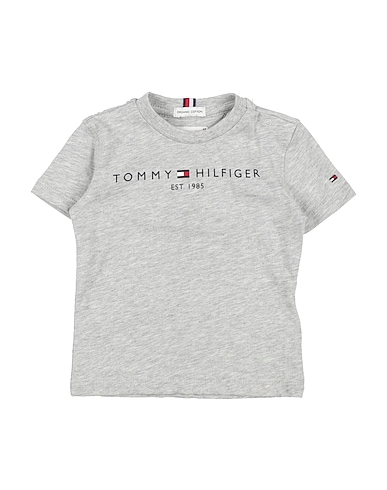 TOMMY HILFIGER T-shirt Light grey 100% Organic cotton