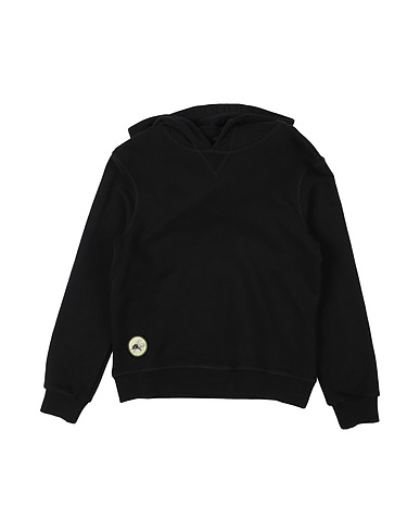 DSQUARED2 Hooded sweatshirt Black 100% Cotton, Elastane, Polyester