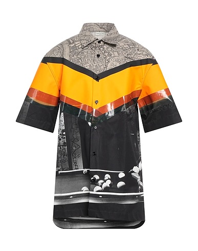 DRIES VAN NOTEN Shirts Orange 100% Cotton
