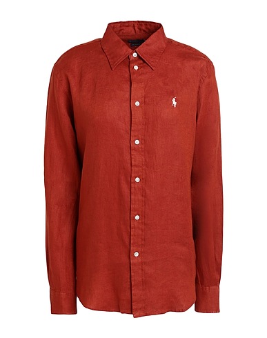 POLO RALPH LAUREN リネンシャツ ブリック リネン 100%
