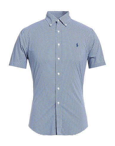 POLO RALPH LAUREN Checked shirt Blue 92% Nylon, 8% Elastane