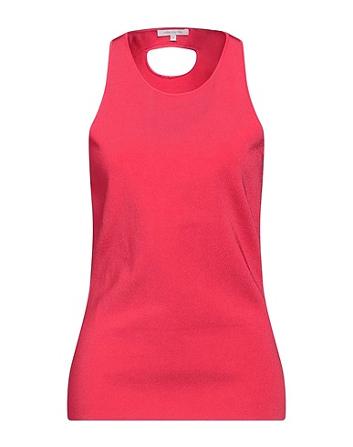 PATRIZIA PEPE Vest Coral 59% Viscose, 35% Polyamide, 6% Elastane