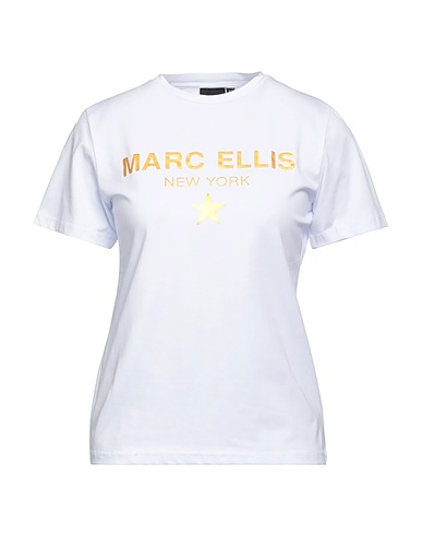MARC ELLIS T-shirt White 95% Cotton, 5% Elastane
