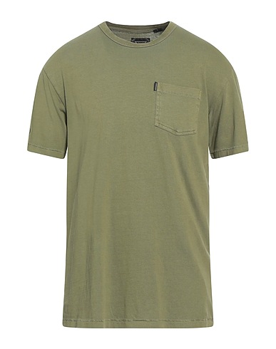 SUPERDRY T-shirt Verde militare 100% Cotone organico