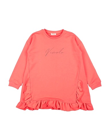 VICOLO Dress Coral 70% Cotton, 30% Polyester