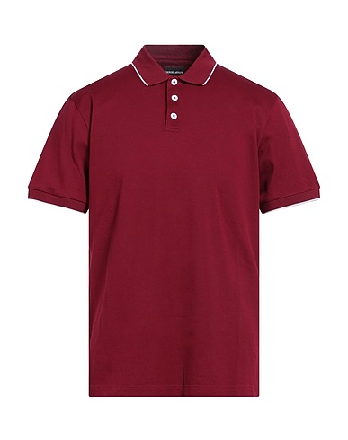 GIORGIO ARMANI Μπλουζάκι Polo Μπορντό 100% Βαμβάκι