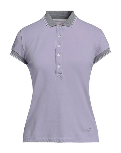 JACOB COHЁN Polo shirt Lilac 94% Cotton, 6% Elastane