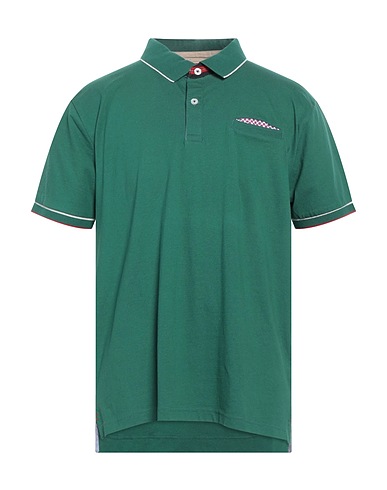 ERIC HATTON Polo Verde 100% Cotone