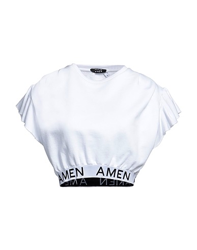 AMEN Felpa Bianco 100% Cotone