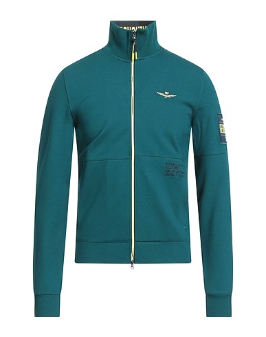 AERONAUTICA MILITARE Sweatshirt Dark green 70% Viscose, 25% Nylon, 5% Elastane