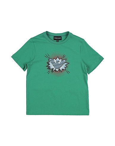 EMPORIO ARMANI T-shirt Verde 100% Cotone