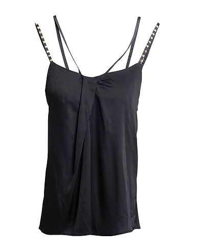 RELISH Camisole Nero 97% Poliestere, 3% Elastan