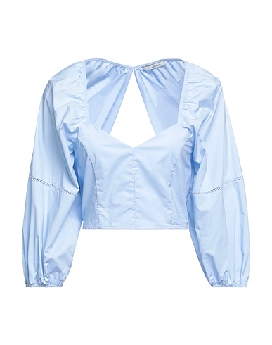 RELISH Top Blu chiaro 100% Cotone