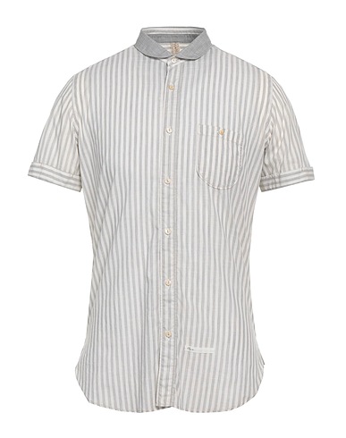 DNL Striped shirt Light grey 100% Cotton