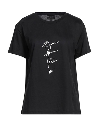 EMPORIO ARMANI T-shirt Black 100% Cotton