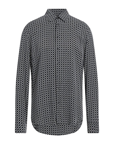 PATRIZIA PEPE Hemd mit Muster Schwarz 100% Viskose