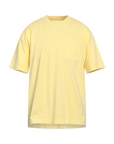 SAMSØE Φ SAMSØE Basic T-Shirt Gelb 100% Baumwolle