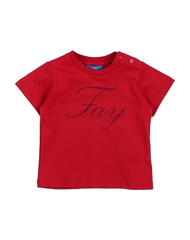 FAY T-shirt Red 100% Cotton