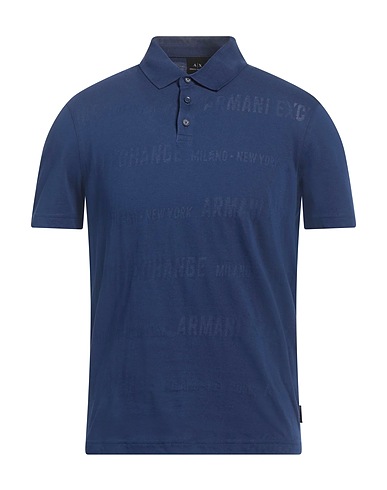 ARMANI EXCHANGE Polo Blu 78% Cotone, 22% Poliestere