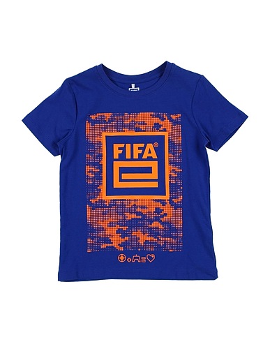 NAME IT® T-shirt Blue 95% Cotton, 5% Elastane