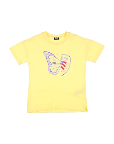 BLAUER. T-shirt Yellow 100% Cotton