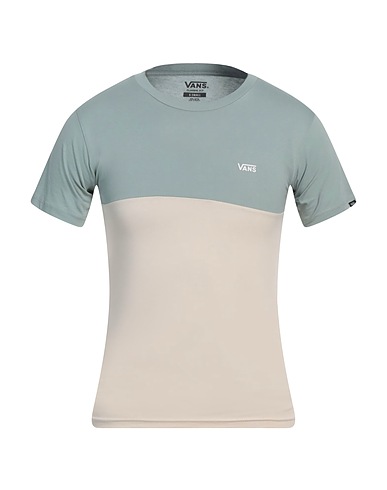 VANS T-shirt Sage green 80% Cotton, 20% Polyester