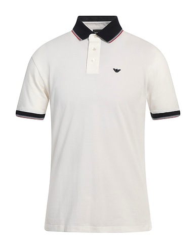 EMPORIO ARMANI Polo shirt Off white 100% Cotton