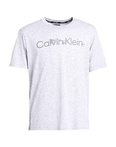 CALVIN KLEIN T-shirt Grey 60% Cotton, 40% Polyester