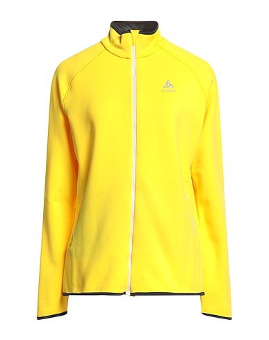 ODLO Sweatshirt Yellow 92% Polyester, 8% Elastane