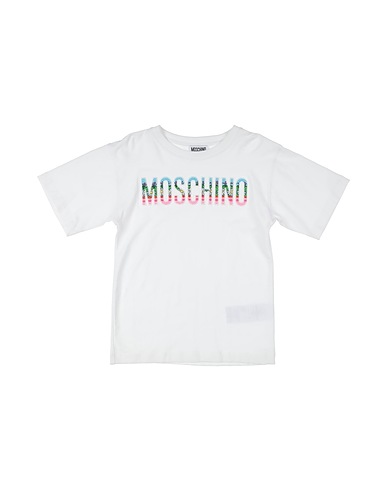 MOSCHINO KID T-shirt White 95% Cotton, 5% Elastane, Polyester