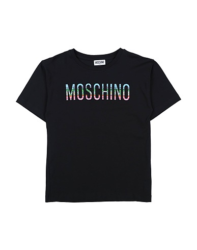 MOSCHINO KID T-Shirt Schwarz 95% Baumwolle, 5% Elastan, Polyester