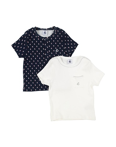 PETIT BATEAU T-shirt Midnight blue 100% Cotton