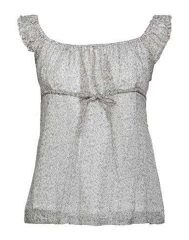 POWELL Top Grigio chiaro 100% Viscosa