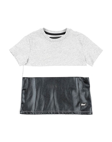 SHOE T-shirt Light grey 95% Cotton, 5% Elastane