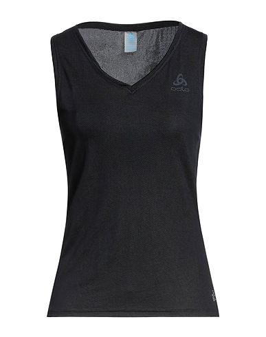 ODLO T-shirt Black 88% Polyester, 12% Polypropylene